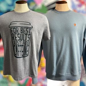 2 for 1 IZOD Sweatshirt & Banana Republic T-shirt